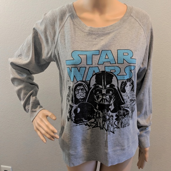 Star Wars Tops - Gray Star Wars Sweatshirt